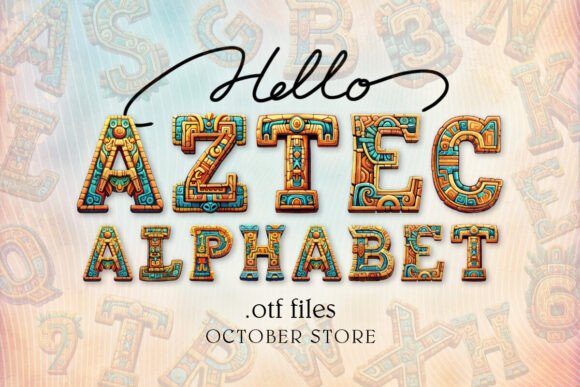 Aztec Alphabet: A Font That Adds Character to Your Brand