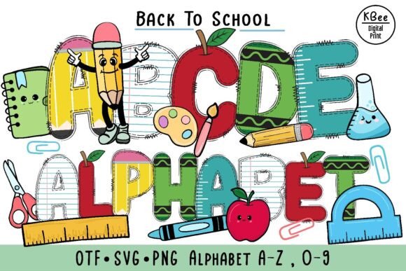 Back to School Doodle: A Font That Elevates Your Brand