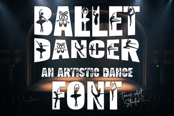 Ballet Dancer Font for Creative Branding