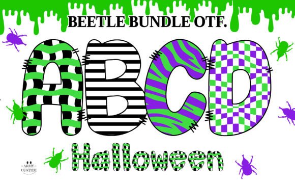Beetle Army Bundle: A Font for Bold Campaigns