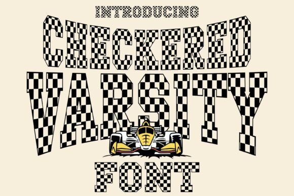 Checkered Varsity Font: A Dynamic Tool for Digital Marketers