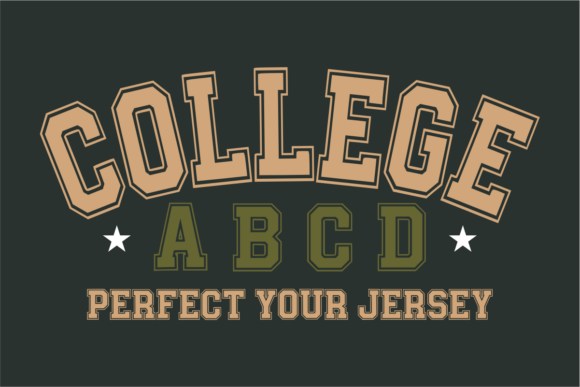 College Abcd: A Bold Slab Serif for Editorial Design