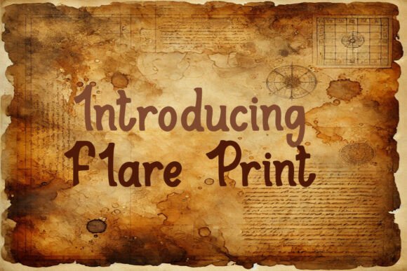 Flare Print: A Serif Font That Adds Character to Branding