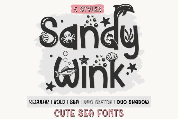 Font Choice That Speaks Volumes: Sandy Wink Sea in Action
