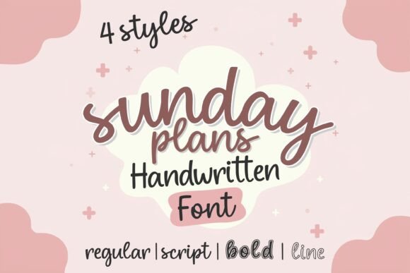 Font That Speaks: Sunday Plans Bundle for Campaign Clarity