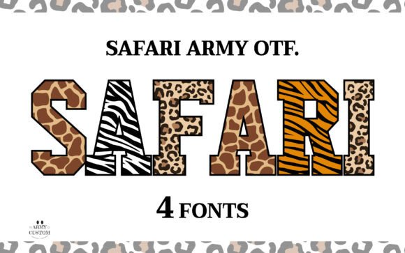Giraffearmy: A Bold Font for Vibrant Digital Campaigns