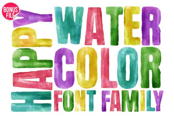 Happy Watercolor: A Font That Brings Warmth to Your Brand