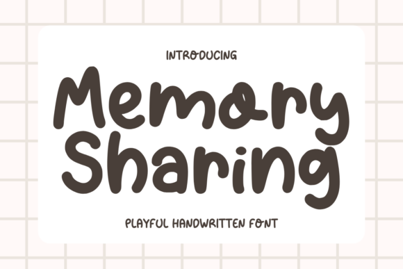Memory Sharing: A Handwritten Font for Editorial Design