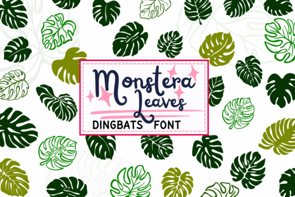 Monstera Leaves: A Font That Brings Nature Into Your Brand