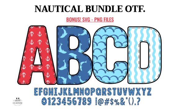 Nautical Navy Font for Branding That Speaks Volumes