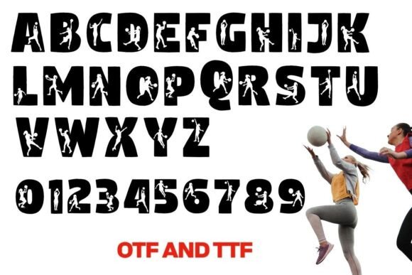 Netball Font for Web Design: A Sporty Display Typeface
