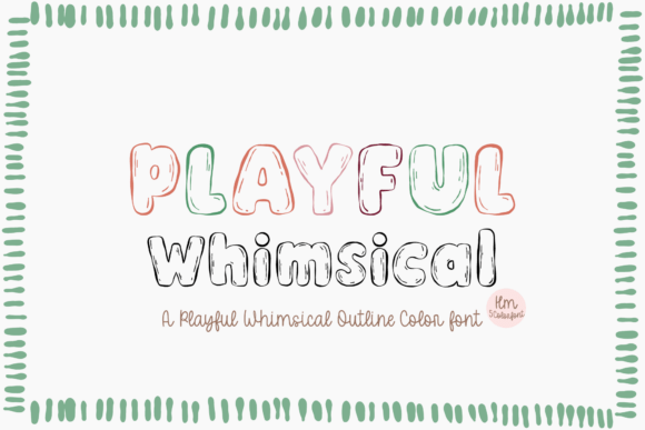 Playful Whimsical: A Color Font for Creative Web Design