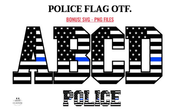 Police Flag: A Font That Elevates Your Brand
