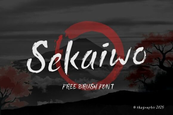 Sekaiwo: A Handwritten Font for Warm, Elegant Craft Projects