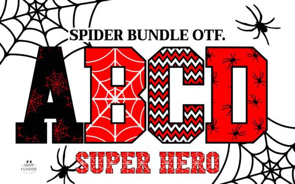 Spidervarsity Spider: A Bold Font for Crafters and Designers