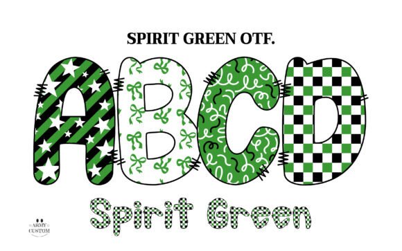 Spirit Green: A Font for Digital Creativity and Brand Impact